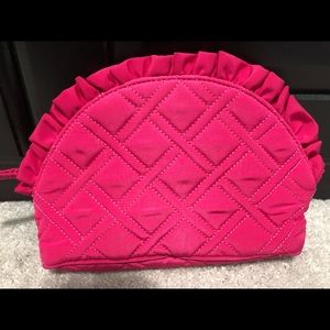 Vera Bradley hot pink cosmetic case